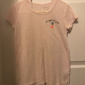 Basic light pink tee